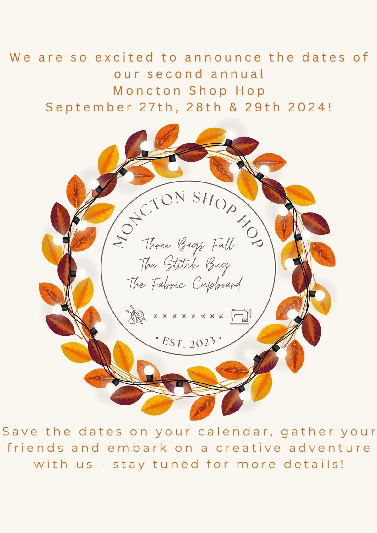 Moncton Shop Hop 2024