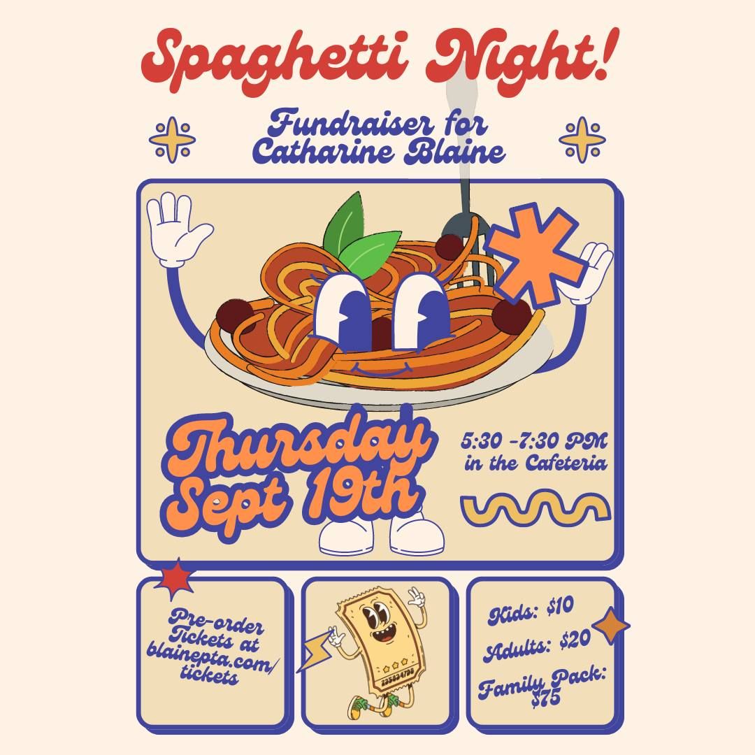 Spaghetti Night Fundraiser