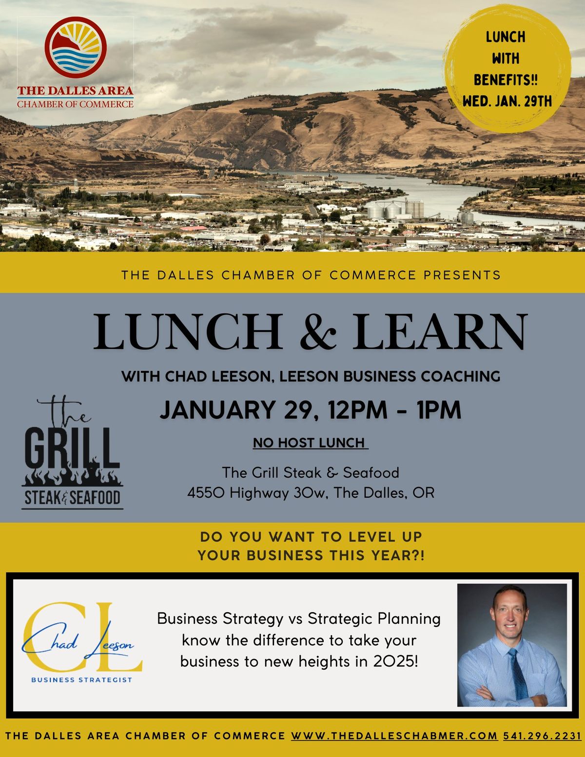 Lunch & Learn with Chad Leeson, Leeson Strategic Business Coaching