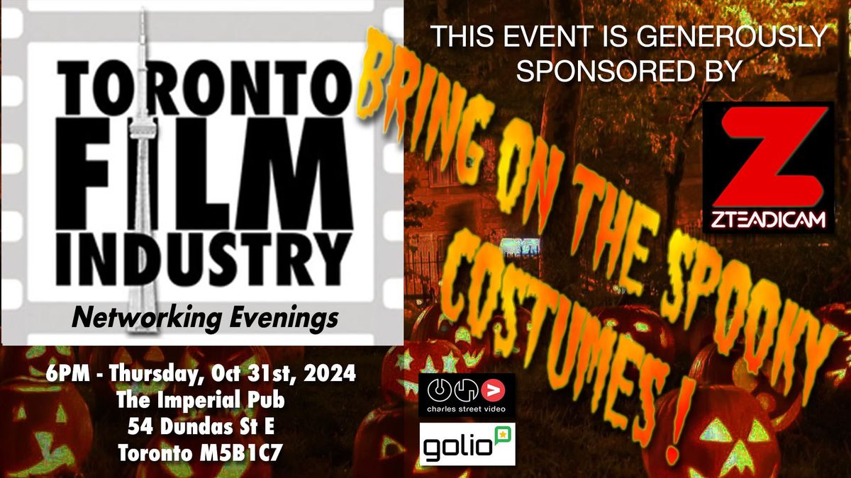 HALLOWEEN Toronto FiLm AnD TV Industry Social Evening