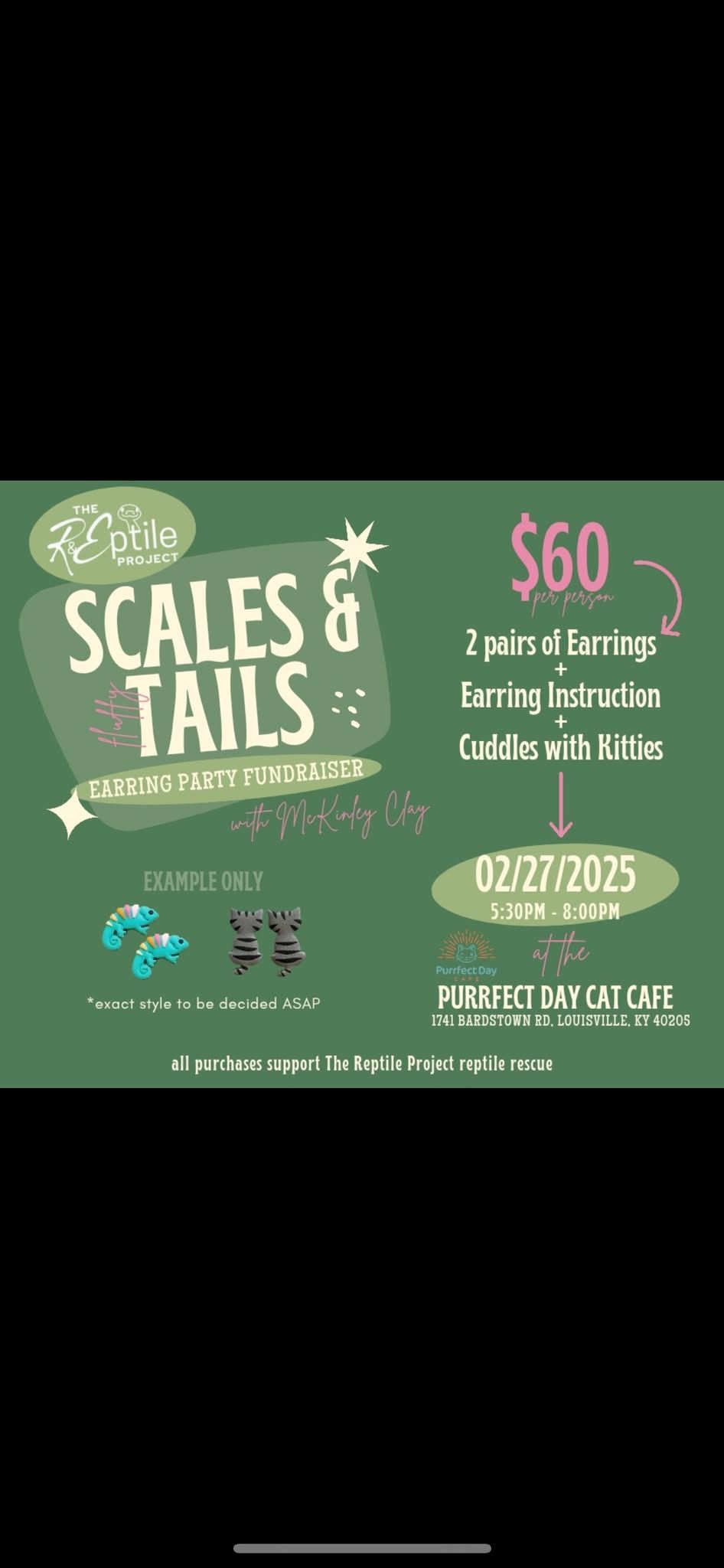 Scales & Fluffy Tails Clay Earring Workshop with McKinley Clay