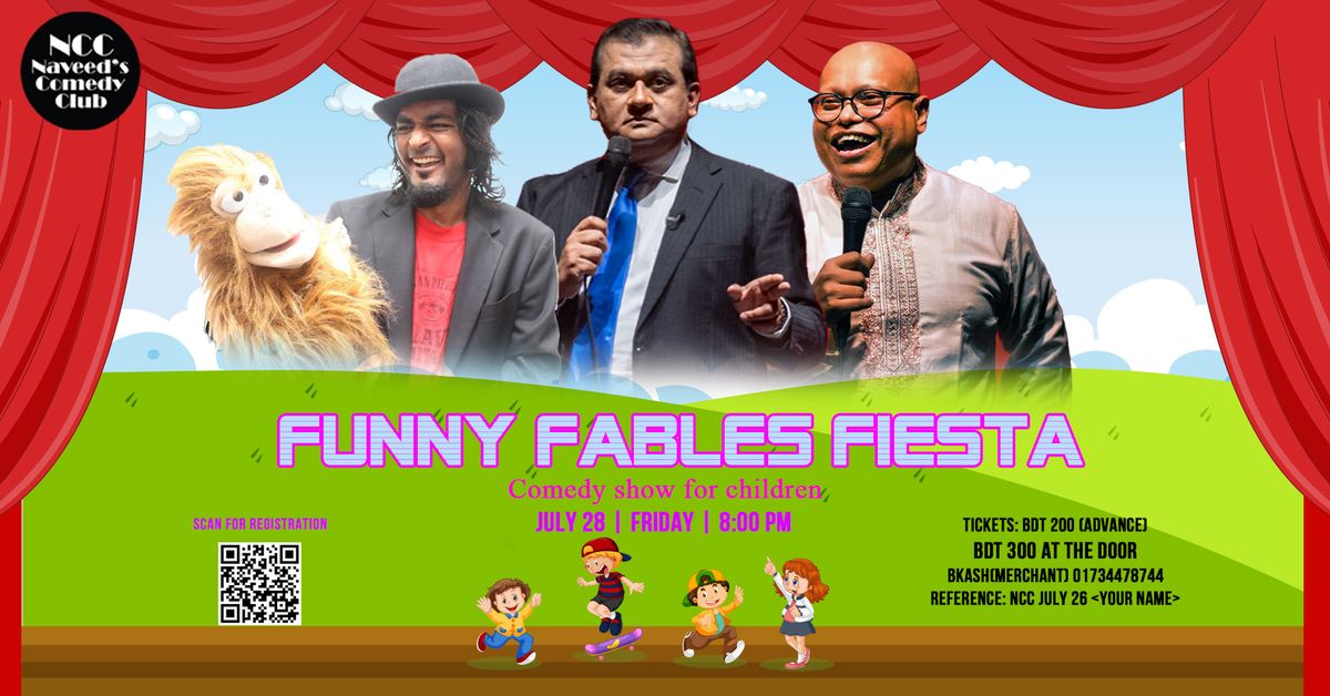 'Funny Fables Fiesta' Comedy show for children.