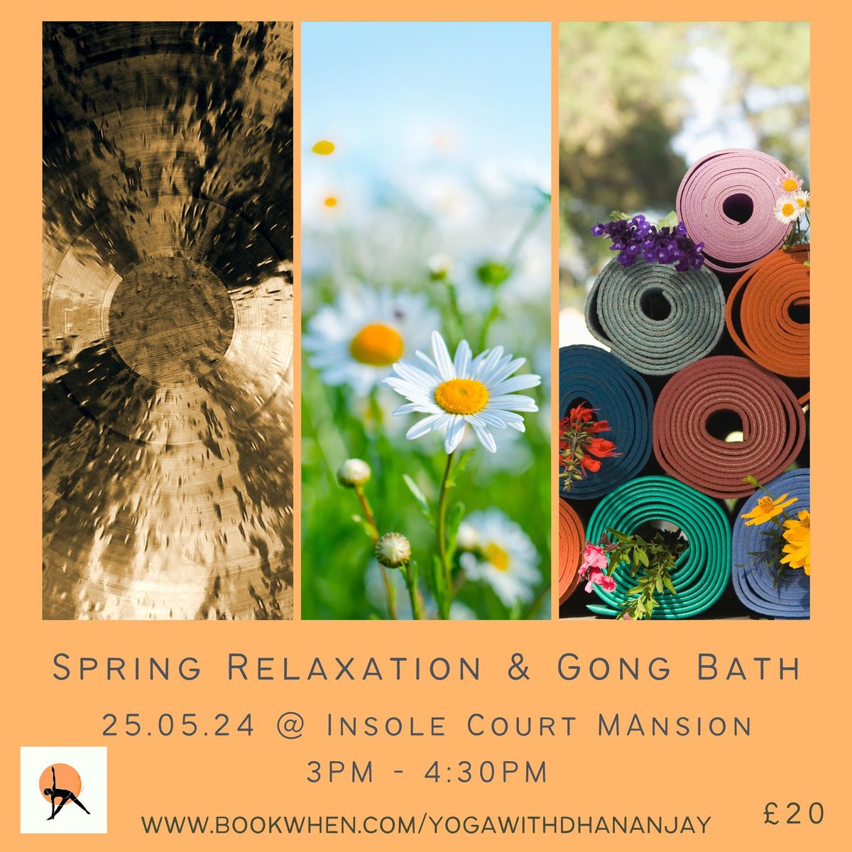 Spring Relaxation & Gong Bath - Insole Court Mansion - 3pm