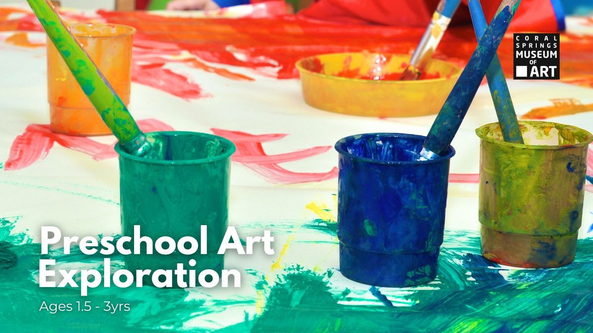 Preschool Art Exploration (6 Week Course, Ages 1.5 - 3)