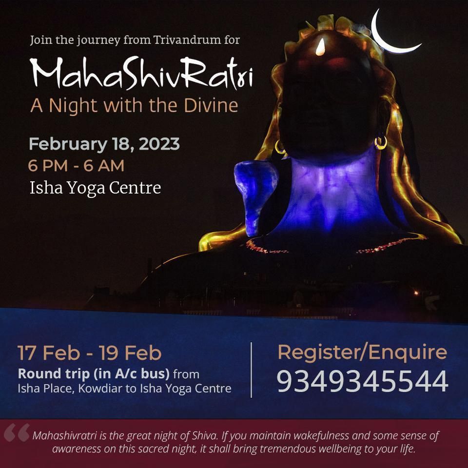 ?MahaShivratri 2023 @Isha Yoga Center, Coimbatore