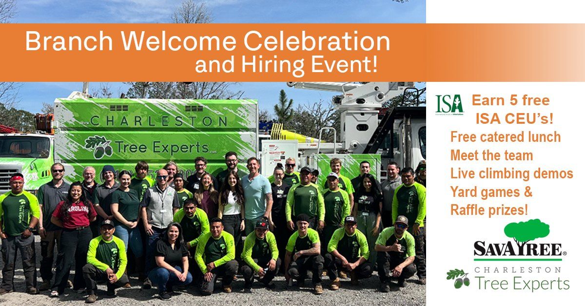 Branch Welcome Celebration, Hiring Event and ISA CEU Course