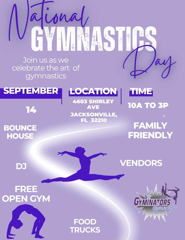 National gymnastics day event!! 