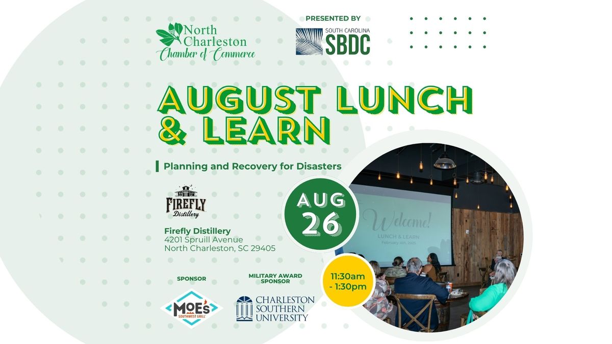 August North Charleston Chamber Lunch & Learn Presented by SBDC