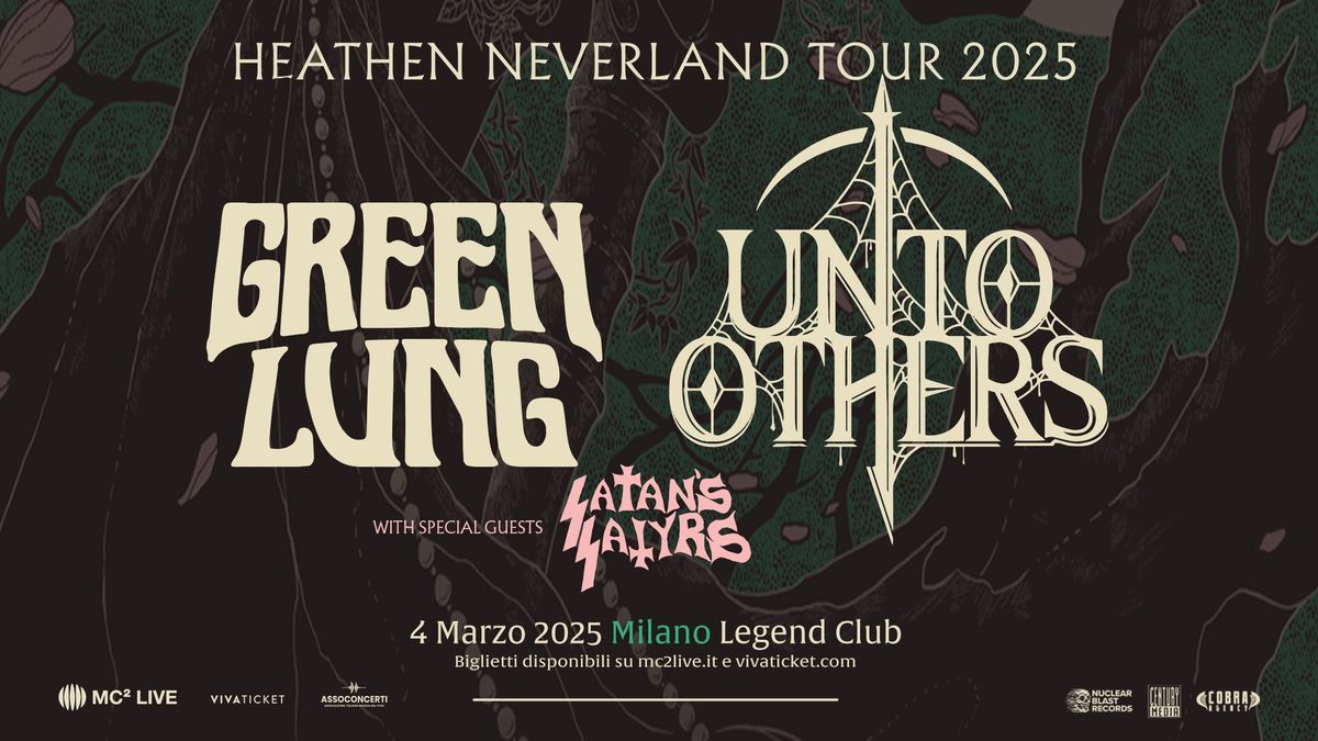 Green Lung & Unto Others - Heathen Neverland Tour 2025 | Milano, Legend Club