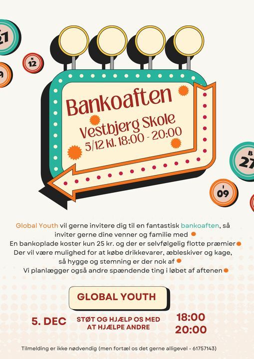 Bankoaften - Vestbjerg Skole - Global Youth Uganda