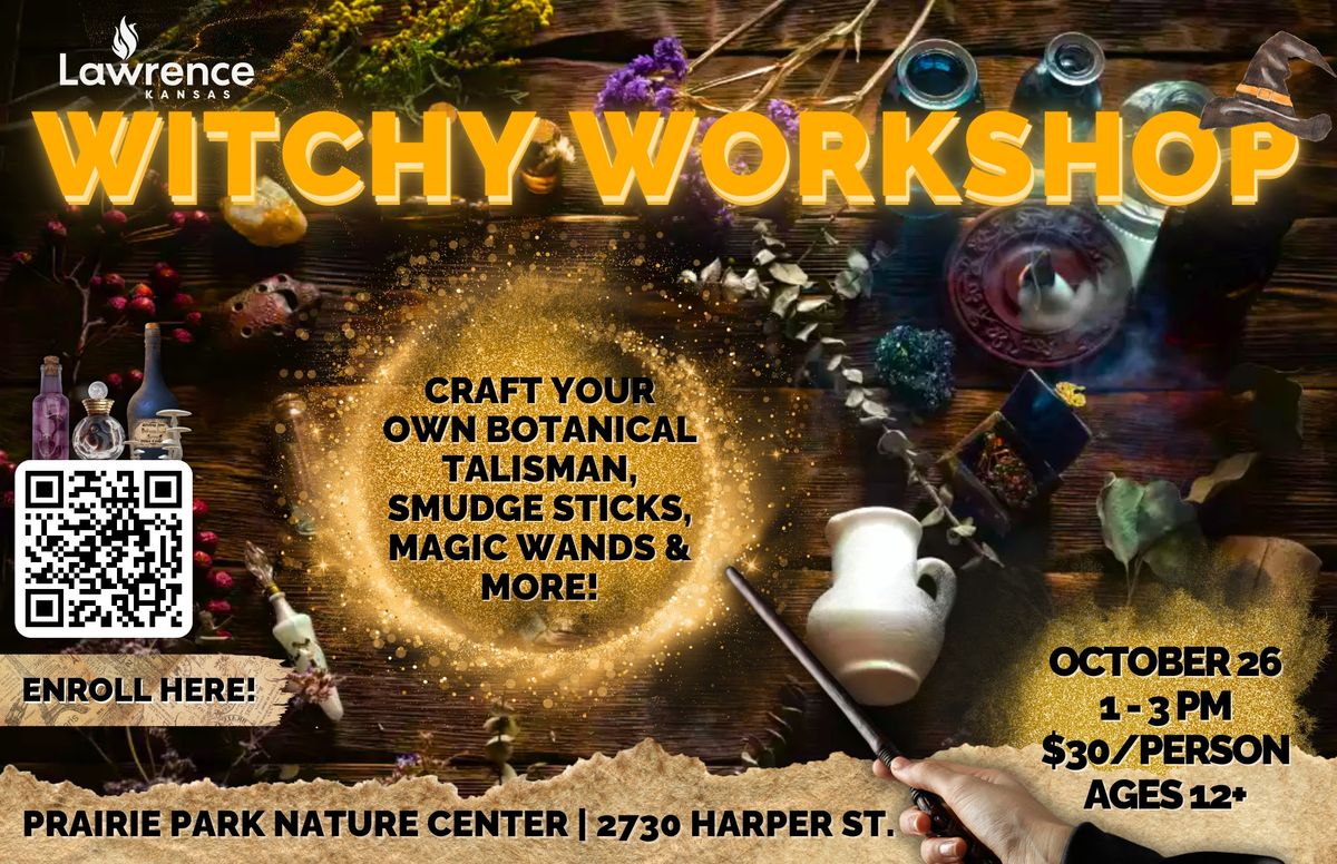 Witchy Workshop at Prairie Park Nature Center