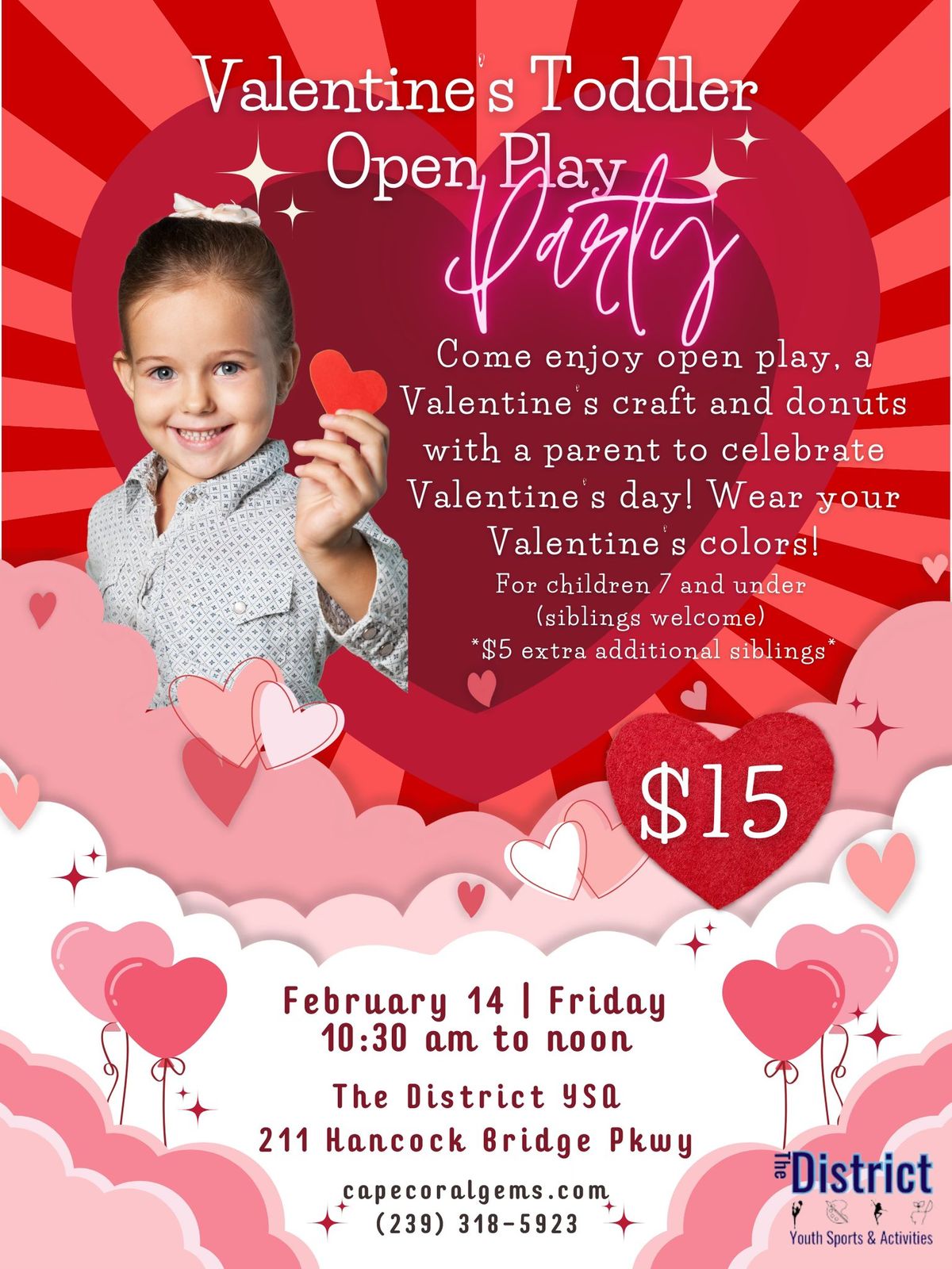 Valentine's Toddler Open Play Party