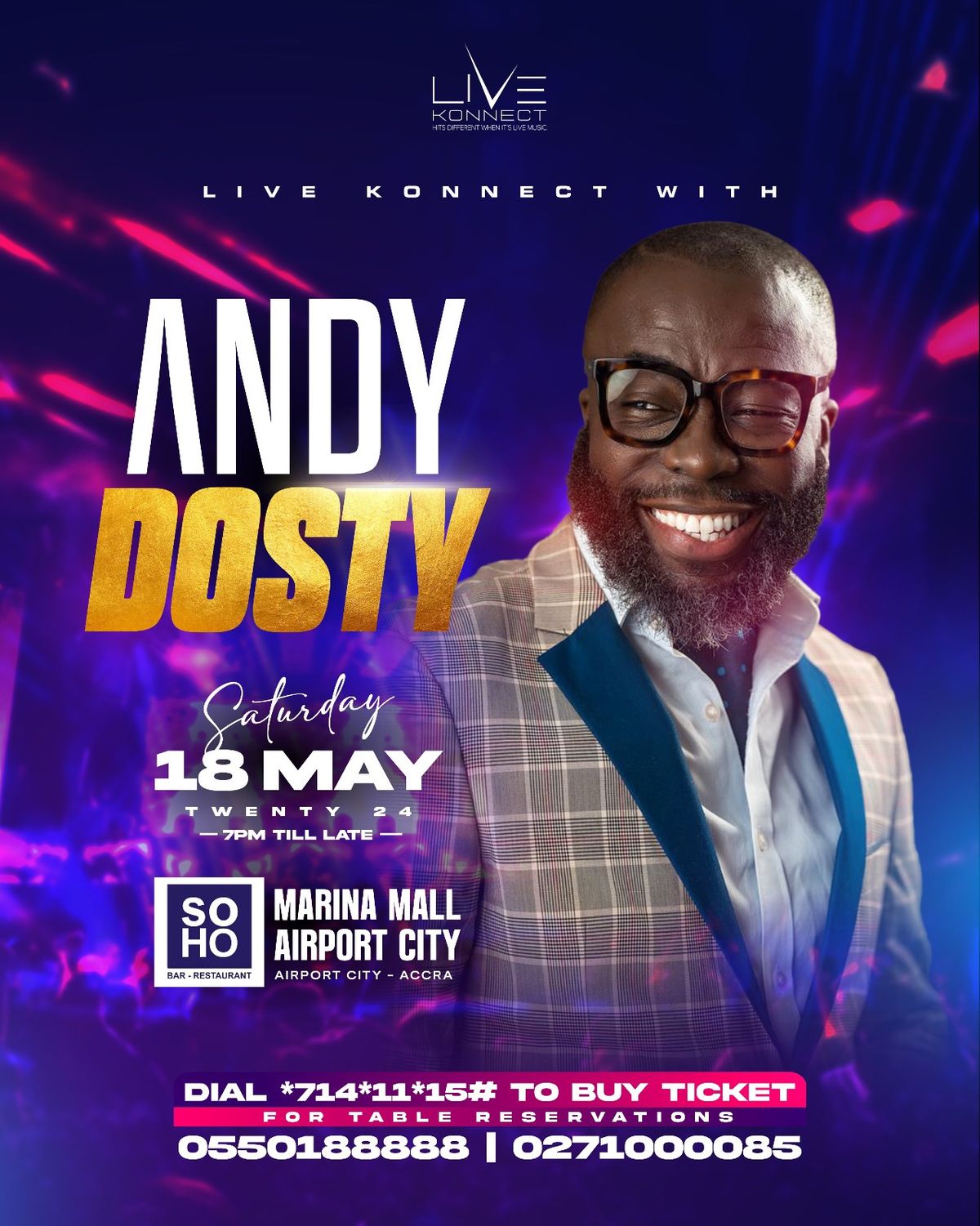 LIVE KONNECT WITH ANDY DOSTY