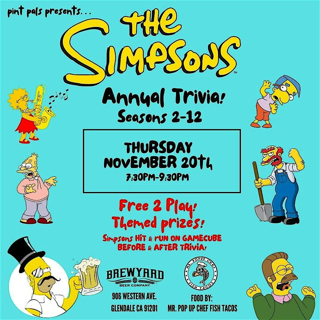 The Simpsons Trivia( Season 2-12)