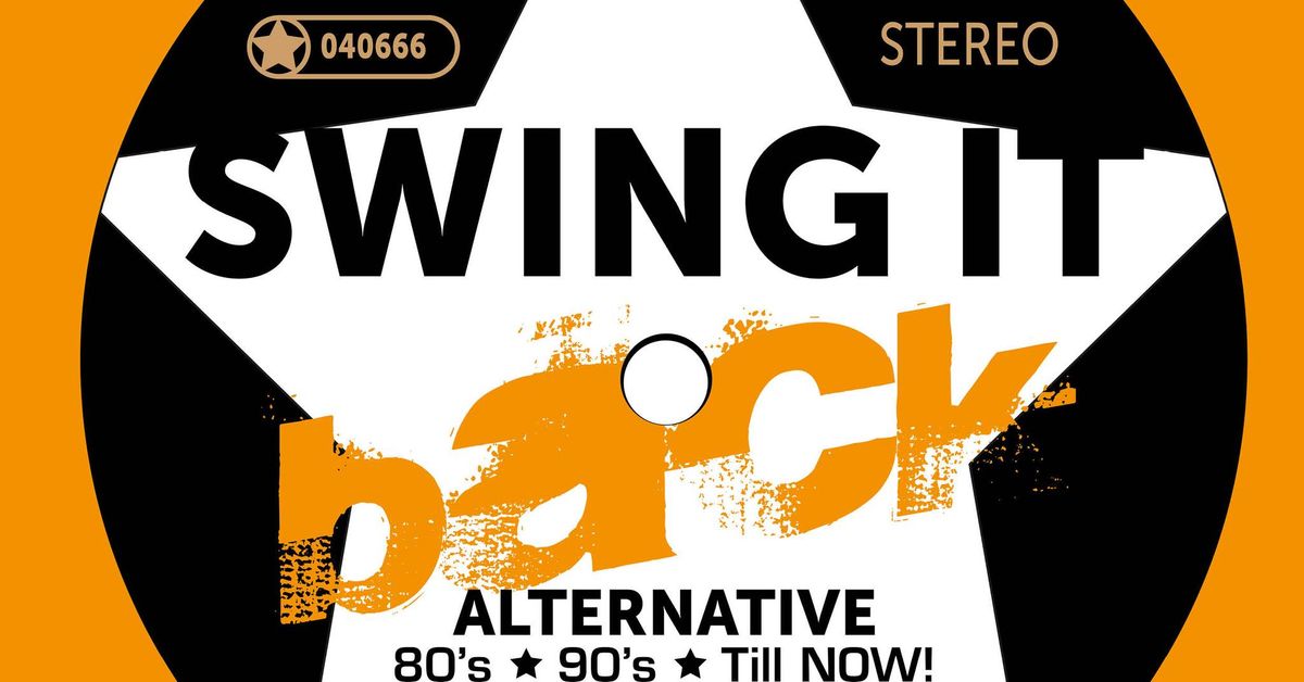 Swing It Back | Poppodium Volt Sittard-Geleen