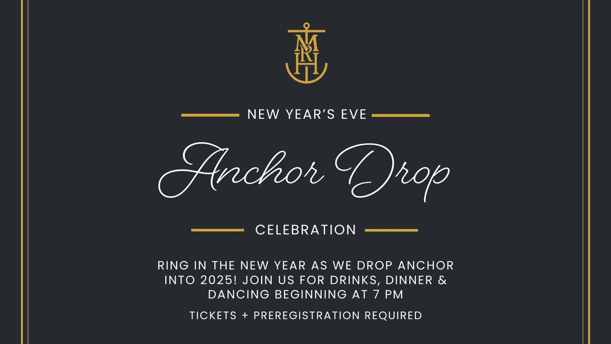 New Year's Eve Anchor Drop