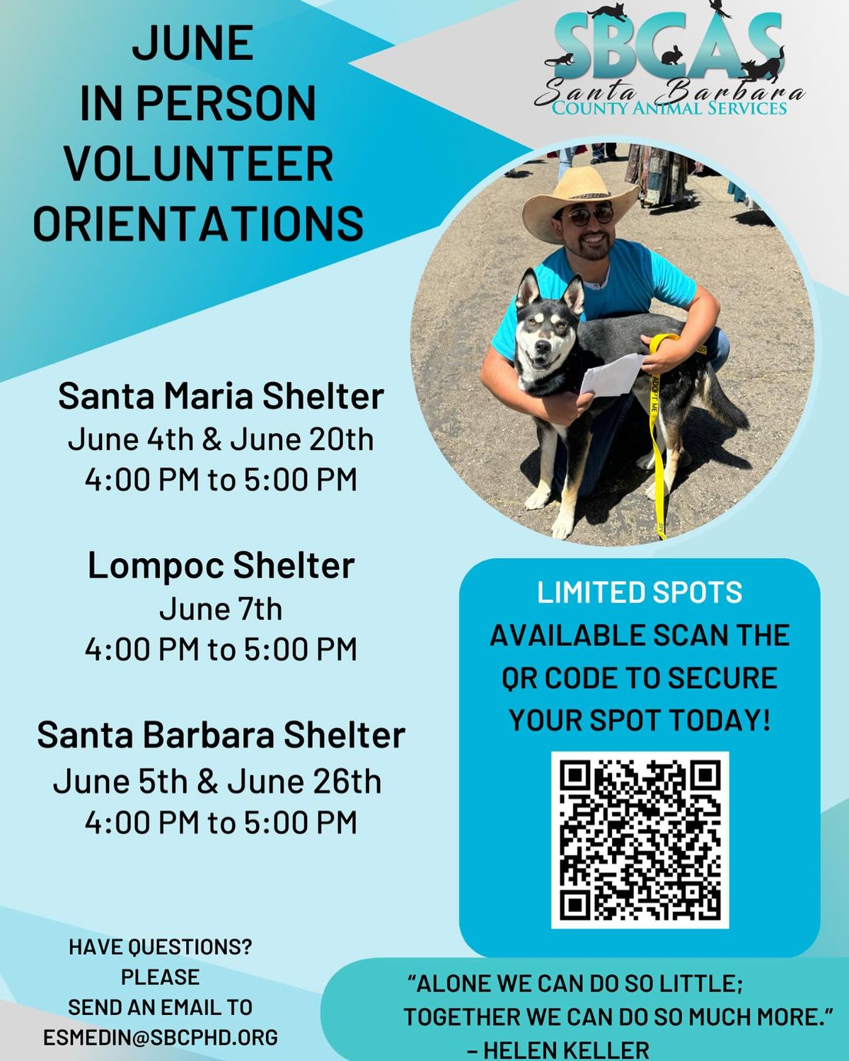 Volunteer Orientation- Santa BarbaraShelter