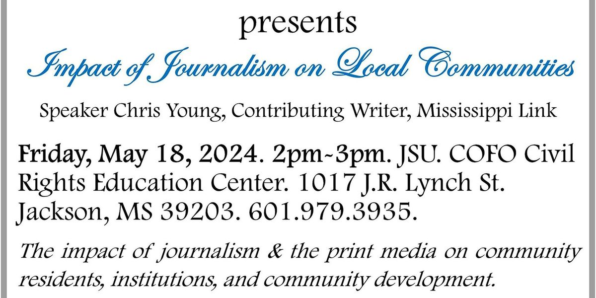 Impact of Journalism on Local Communities