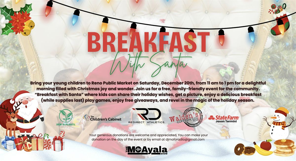 Breakfast with Santa at Reno Public Market