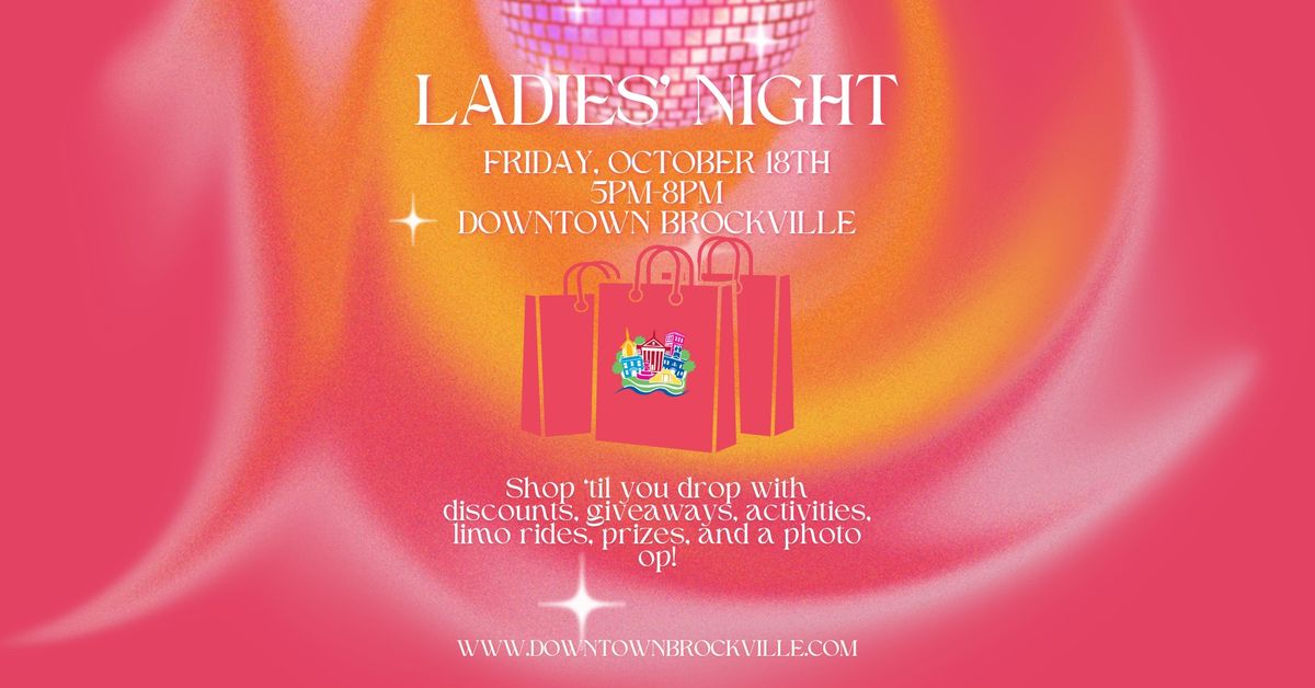 Downtown Brockville Ladies Night 2024