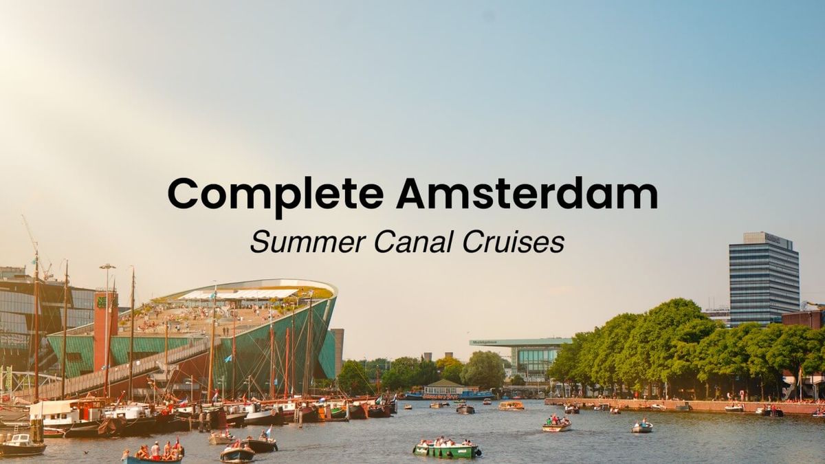 Amsterdam Summer Canal Cruise 