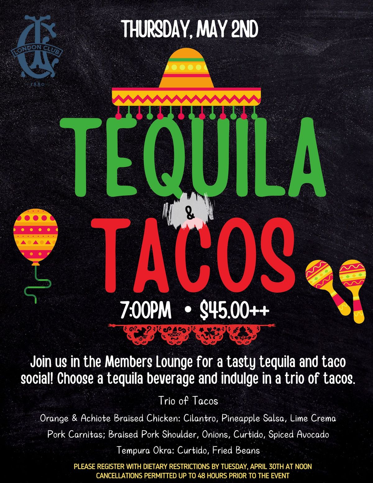 Tequila & Taco Social