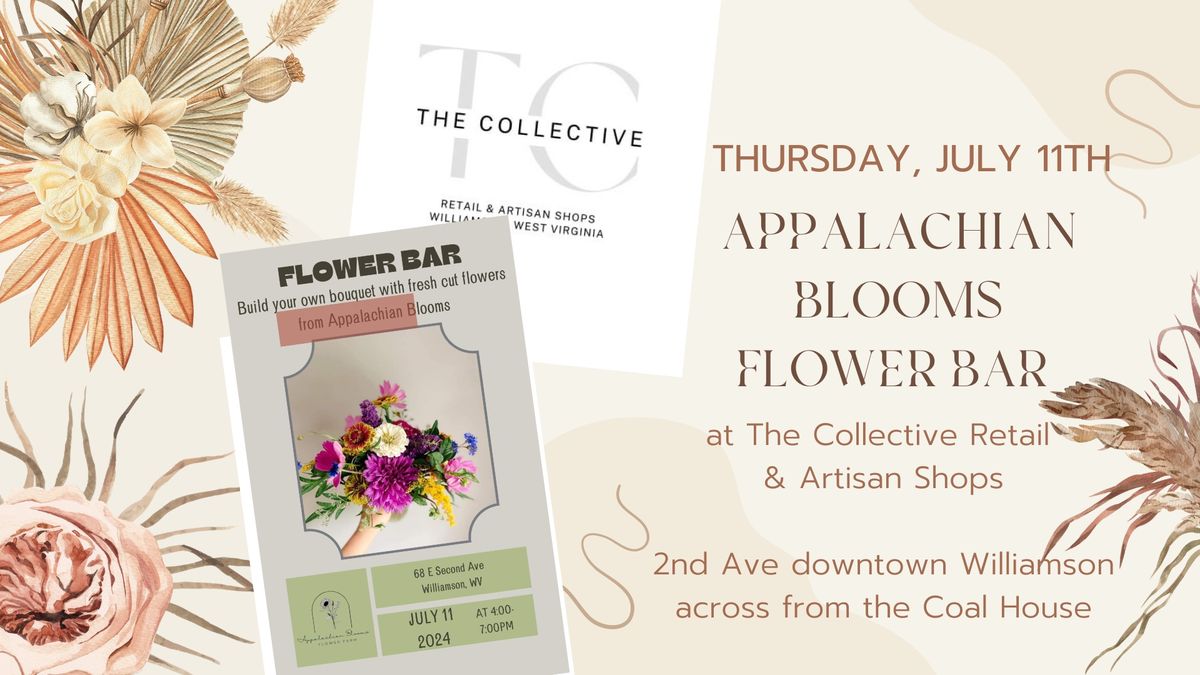 DIY Flower Bar hosted by Appalachian Blooms