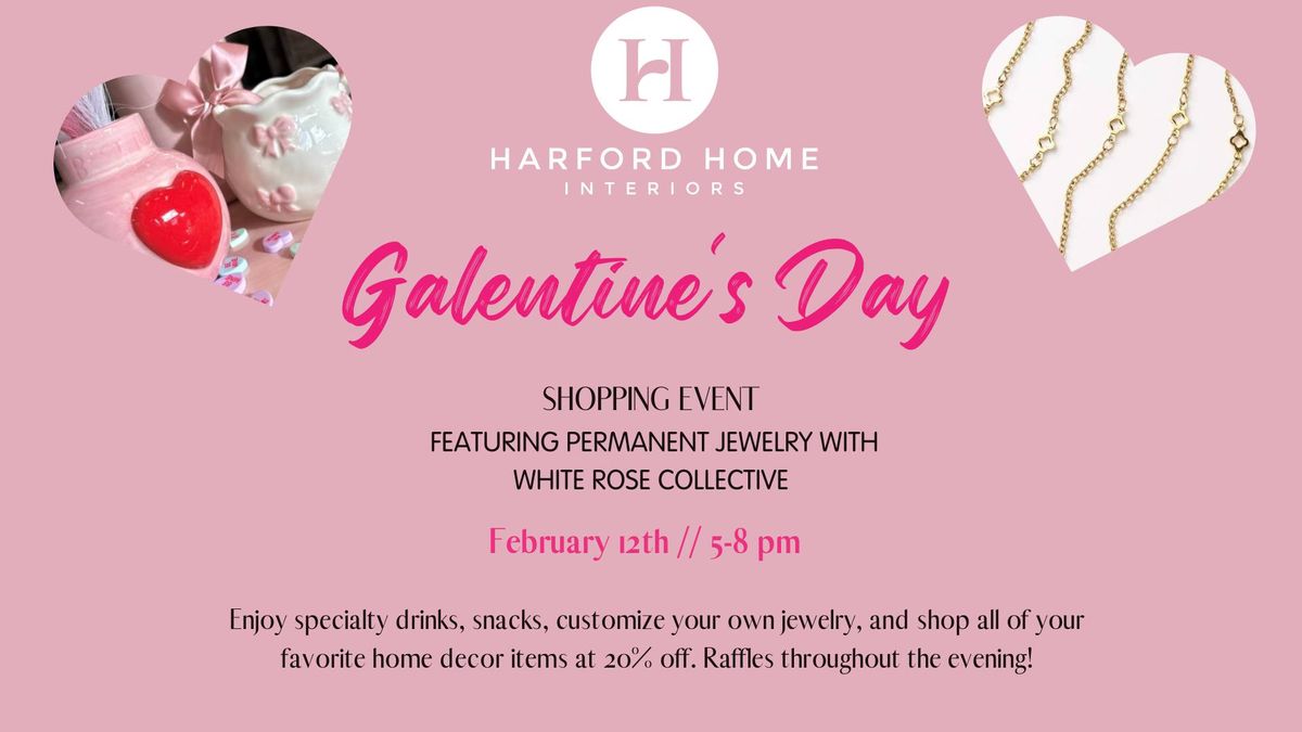 Galentine's Day Shopping Event- Featuring Permanent Jewelry by White Rose Collective 