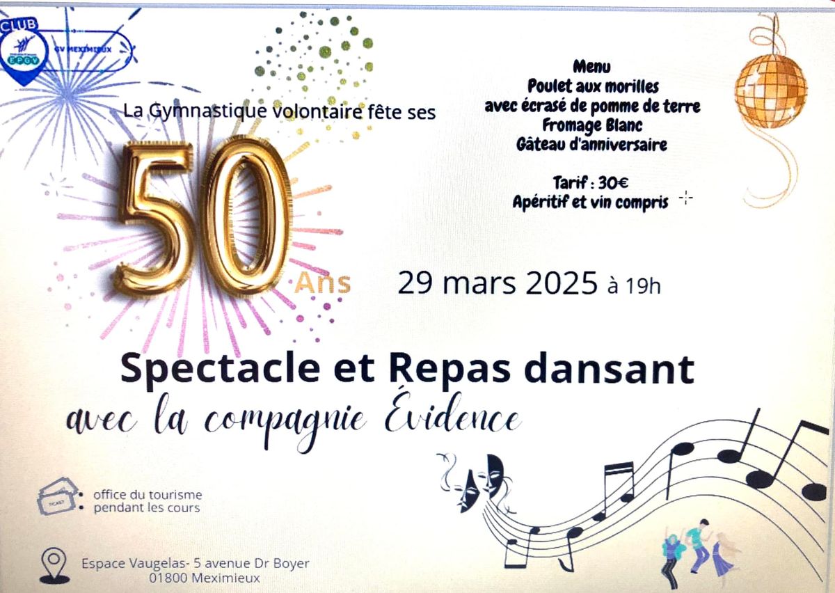 50 ans de la gymnastique volontaire de Meximieux !