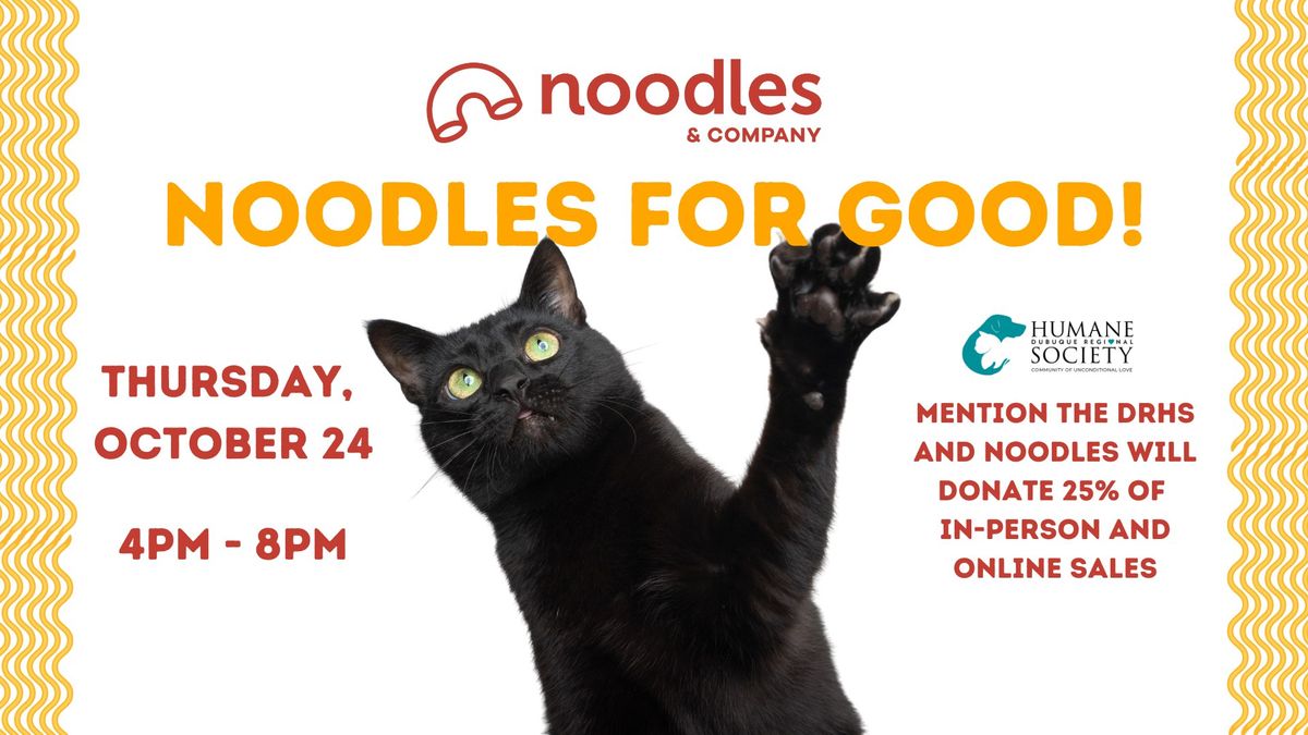 Noodles for Good: Fundraiser for the DRHS