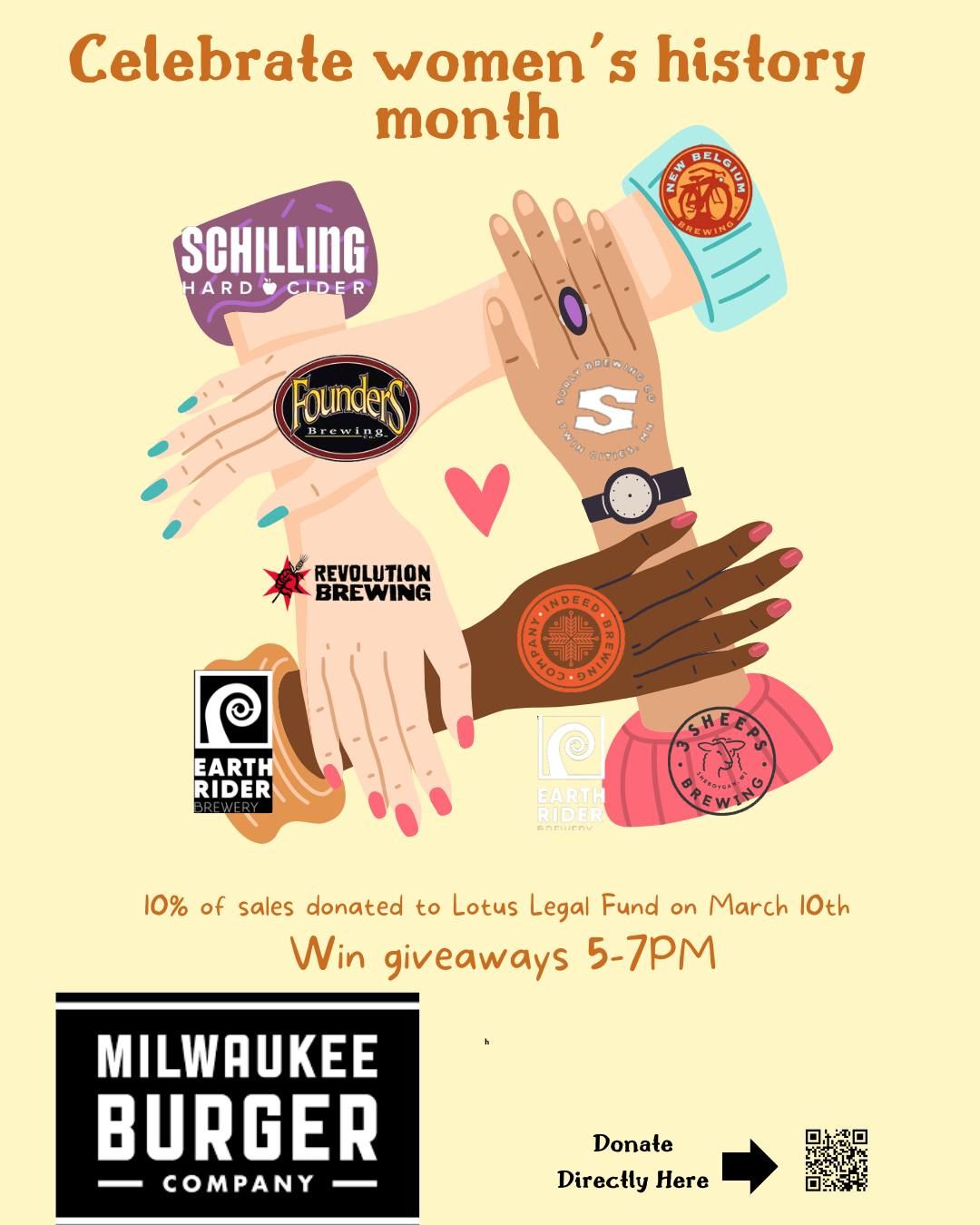 Women's Month with Milwaukee Burger Co.