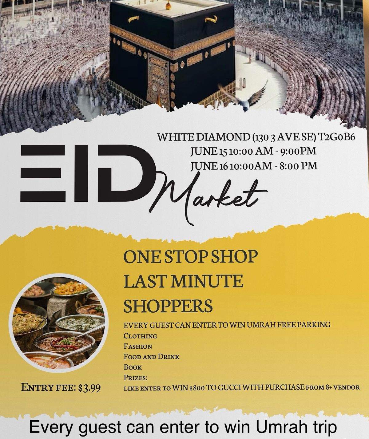 Last Minute Eid Shoppers Market 
