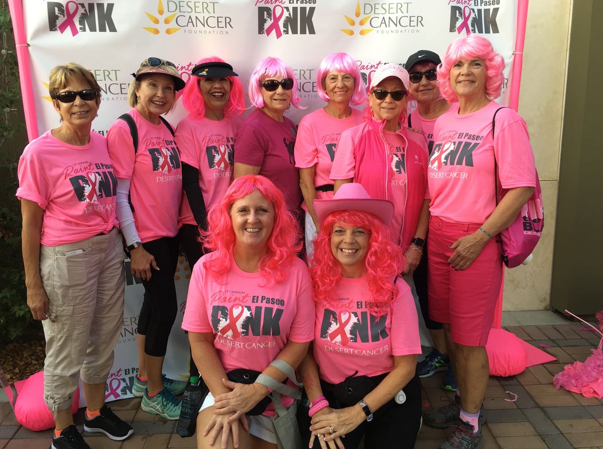 Paint El Paseo Pink Walk to Fight Cancer