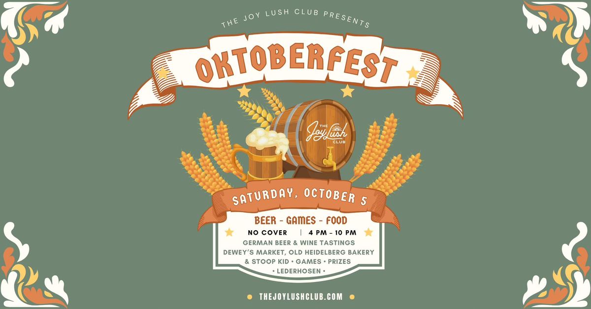 Oktoberfest at The Joy Lush Club