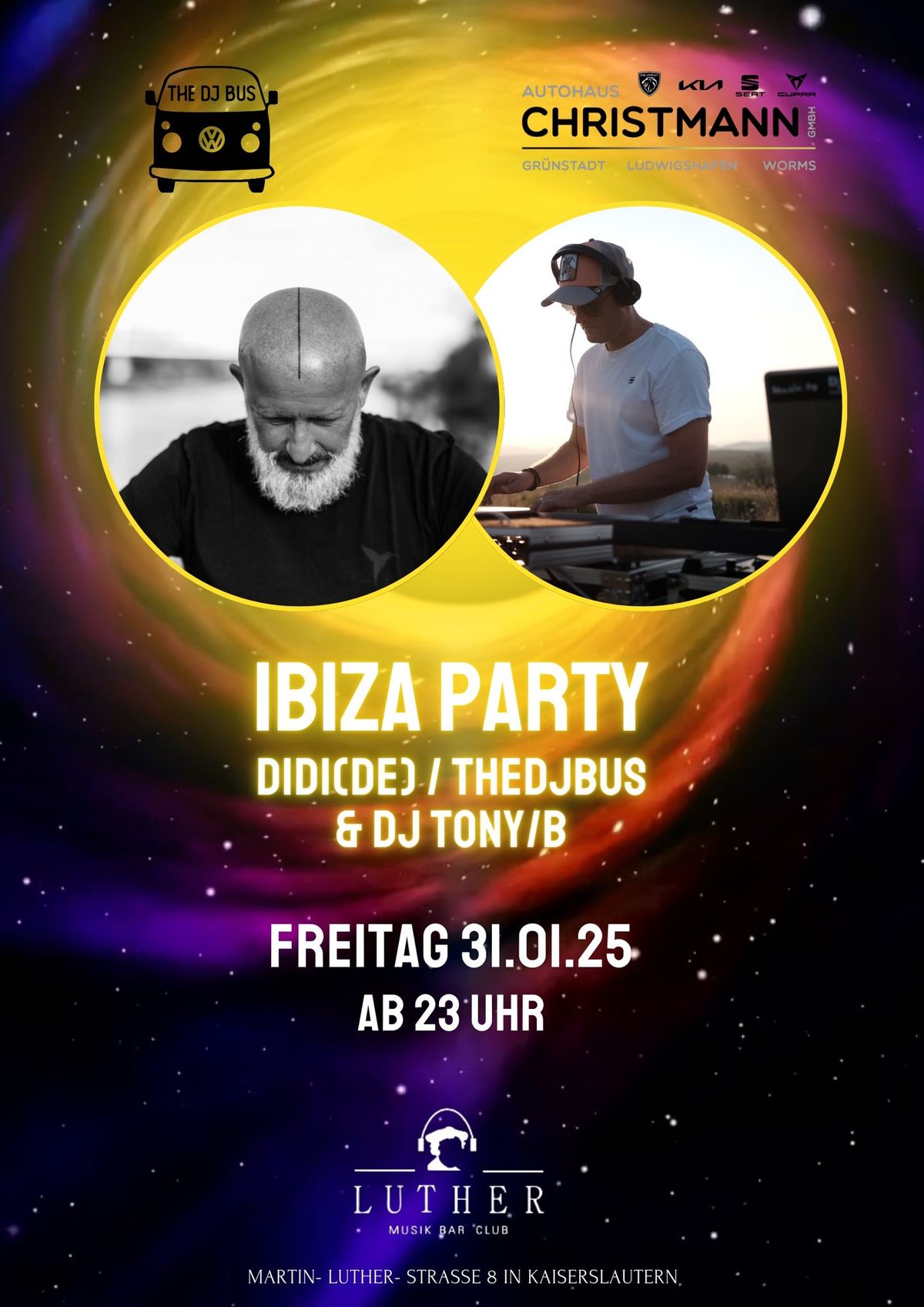 Ibiza Party mit DIDI(DE)\/ THEDJBUS & DJ TONY\/B