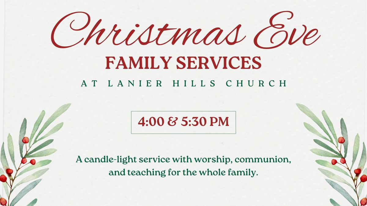 Christmas Eve Candle-Light Service