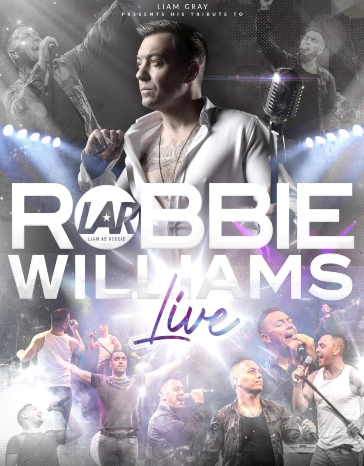 Liam Gray as \u2018Robbie Williams\u2019 