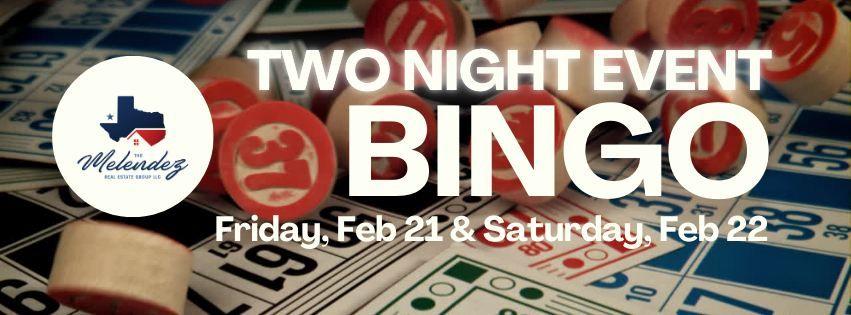 Melendez Real Estate Group BINGO February 2025 - 18+