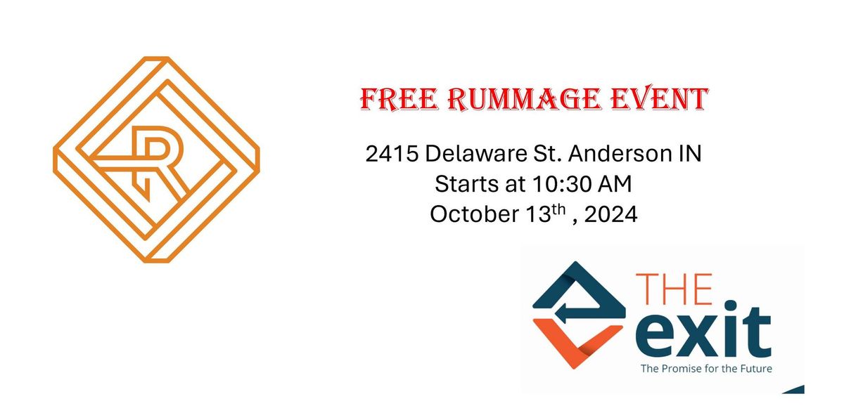 Free Rummage Event | Grand Opening | Celebration 