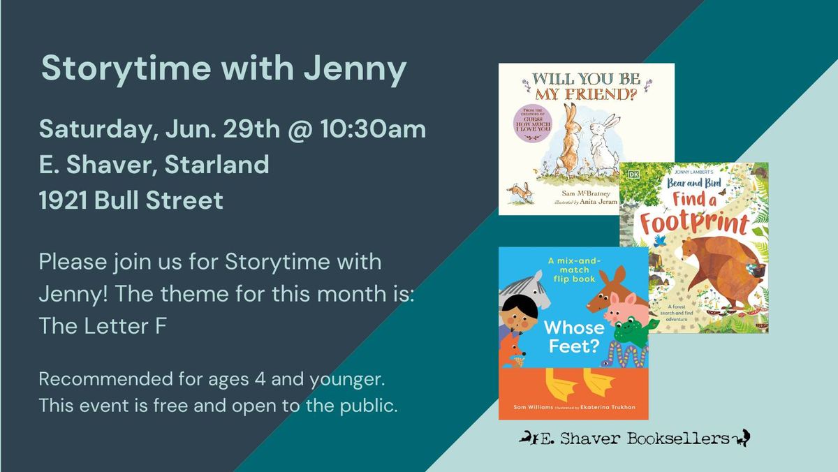 Storytime with Jenny!