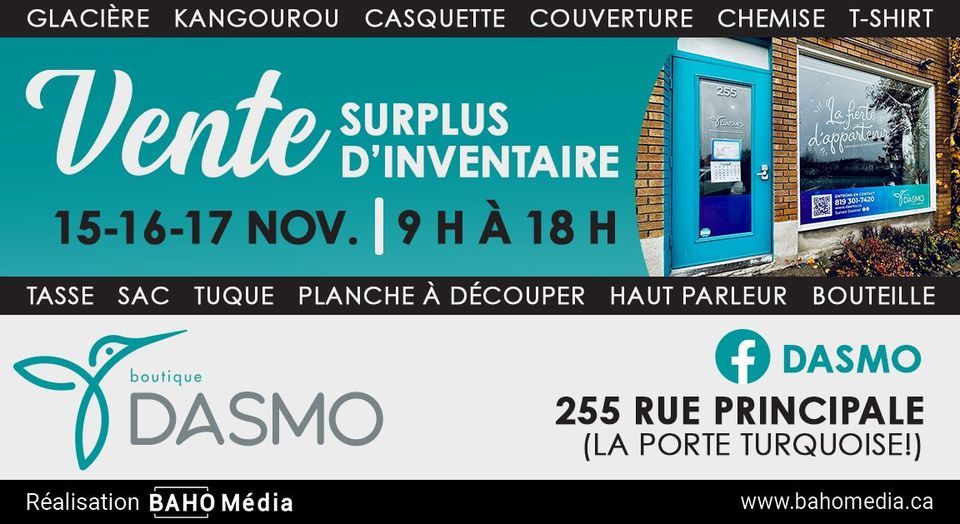 Vente Surplus d'inventaire