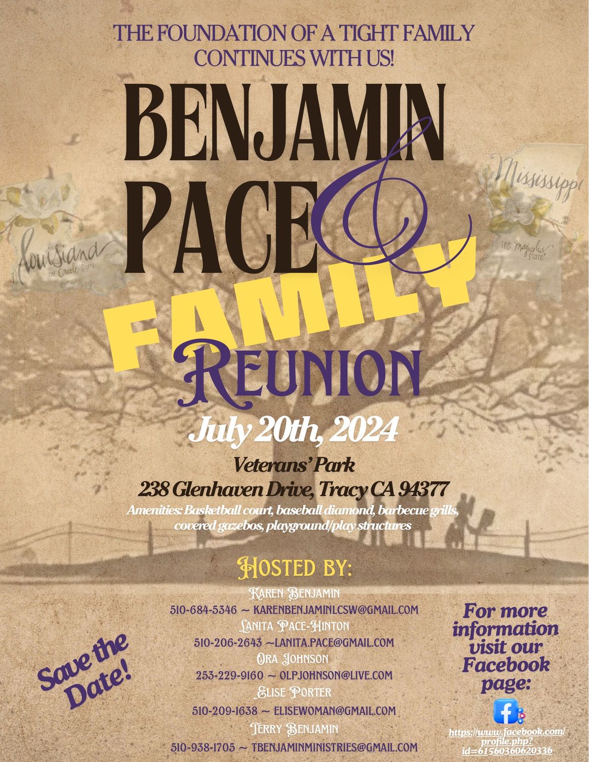 The Benjamin-Pace Family Reunion