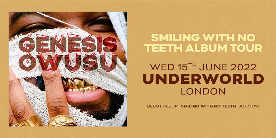 Genesis Owusu at The Underworld - London \/\/ SOLD OUT