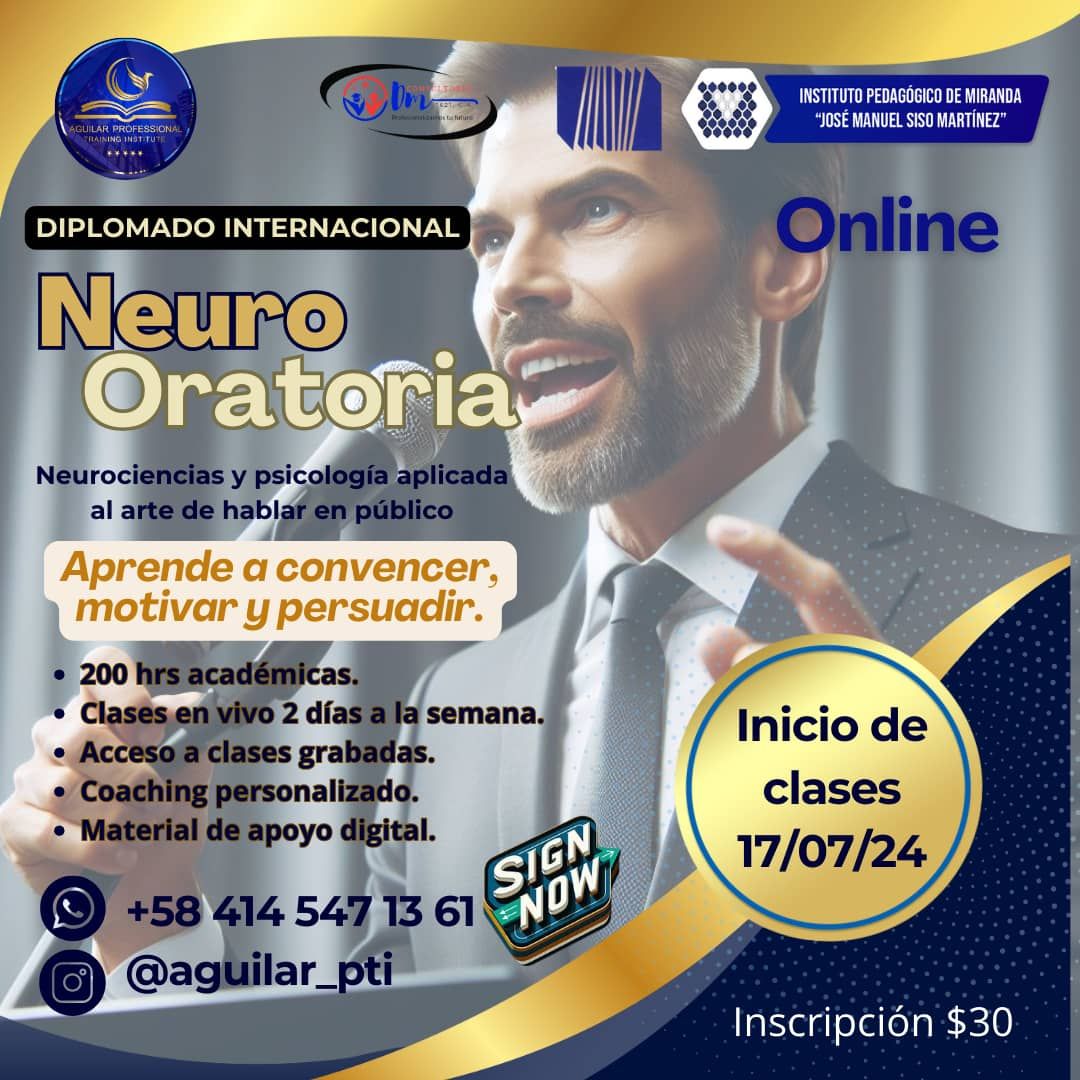 Diplomado Internacional On-line de Neuro Oratoria