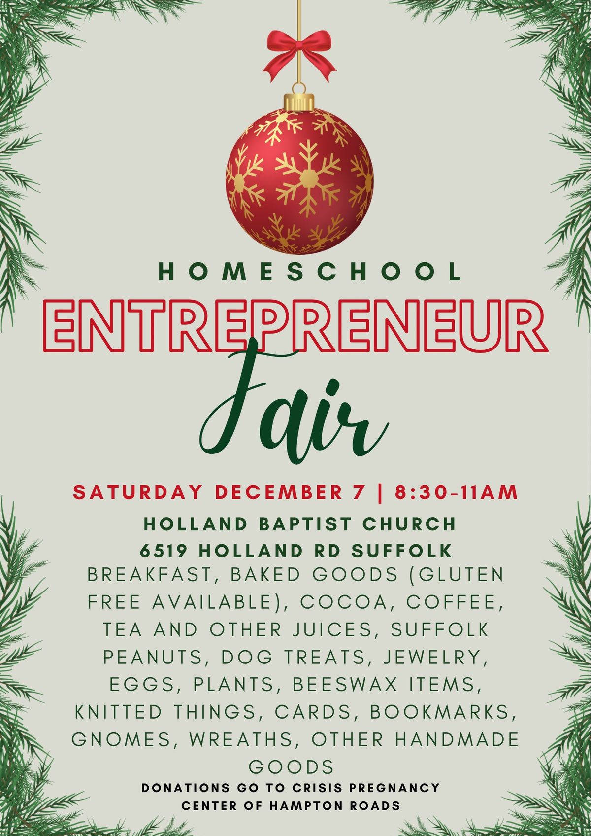 Homeschool Entrepreneur Fair