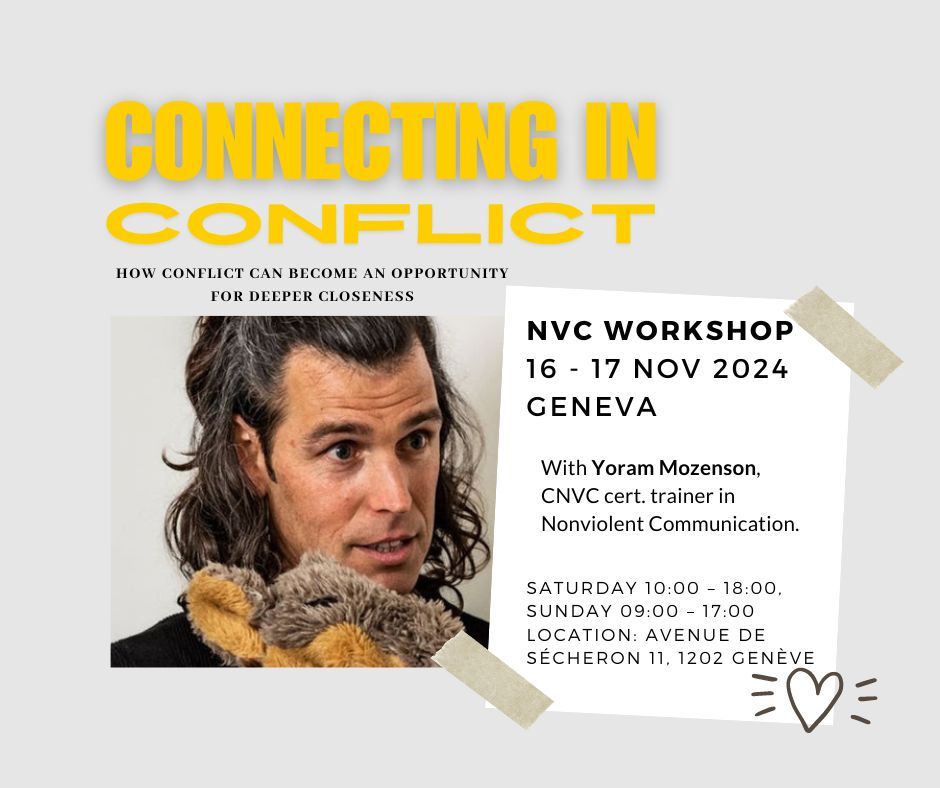 Connecting in Conflict with Yoram Mozenson, 16 - 17 Nov Geneva