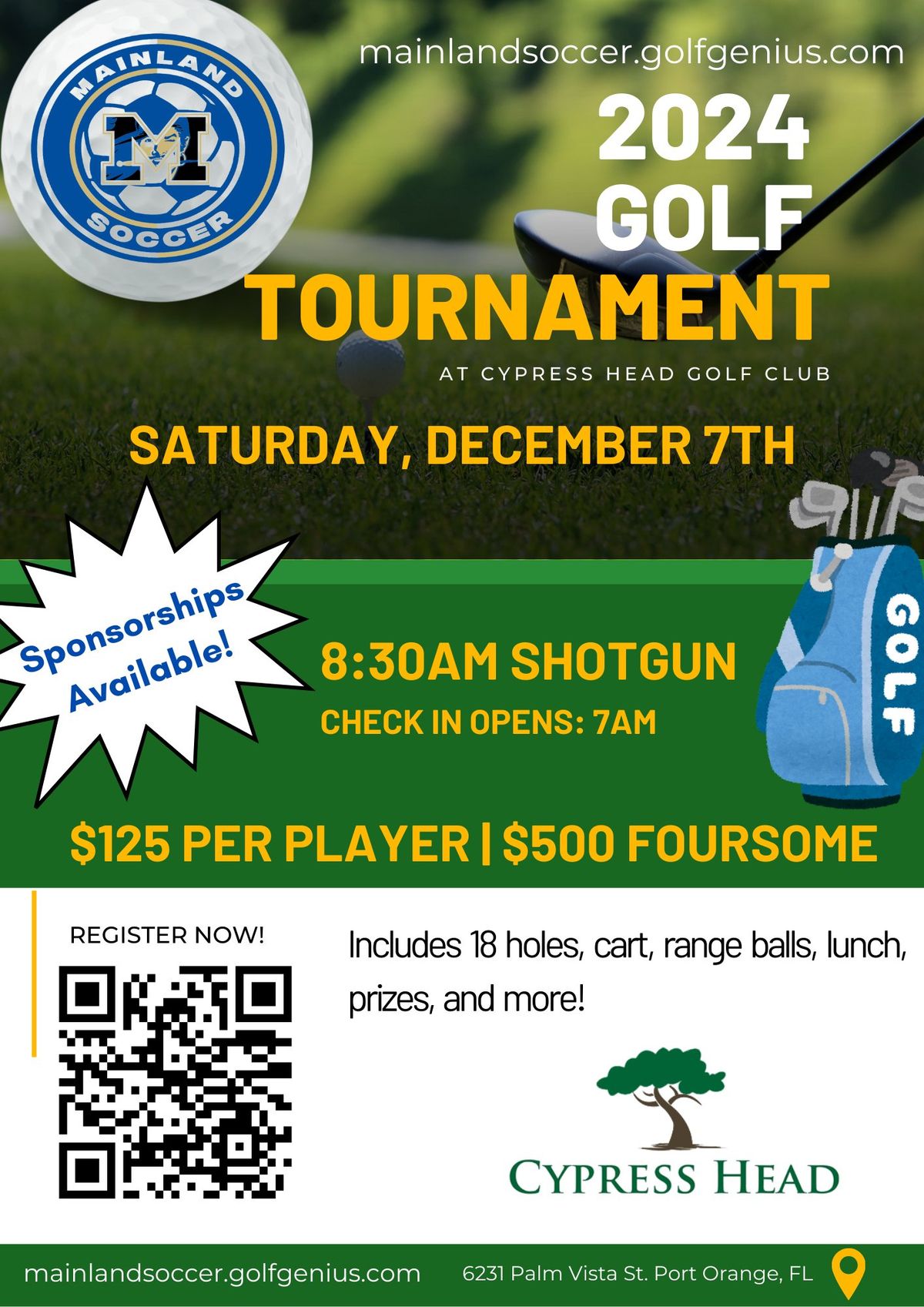 Mainland Soccer Golf Tournament