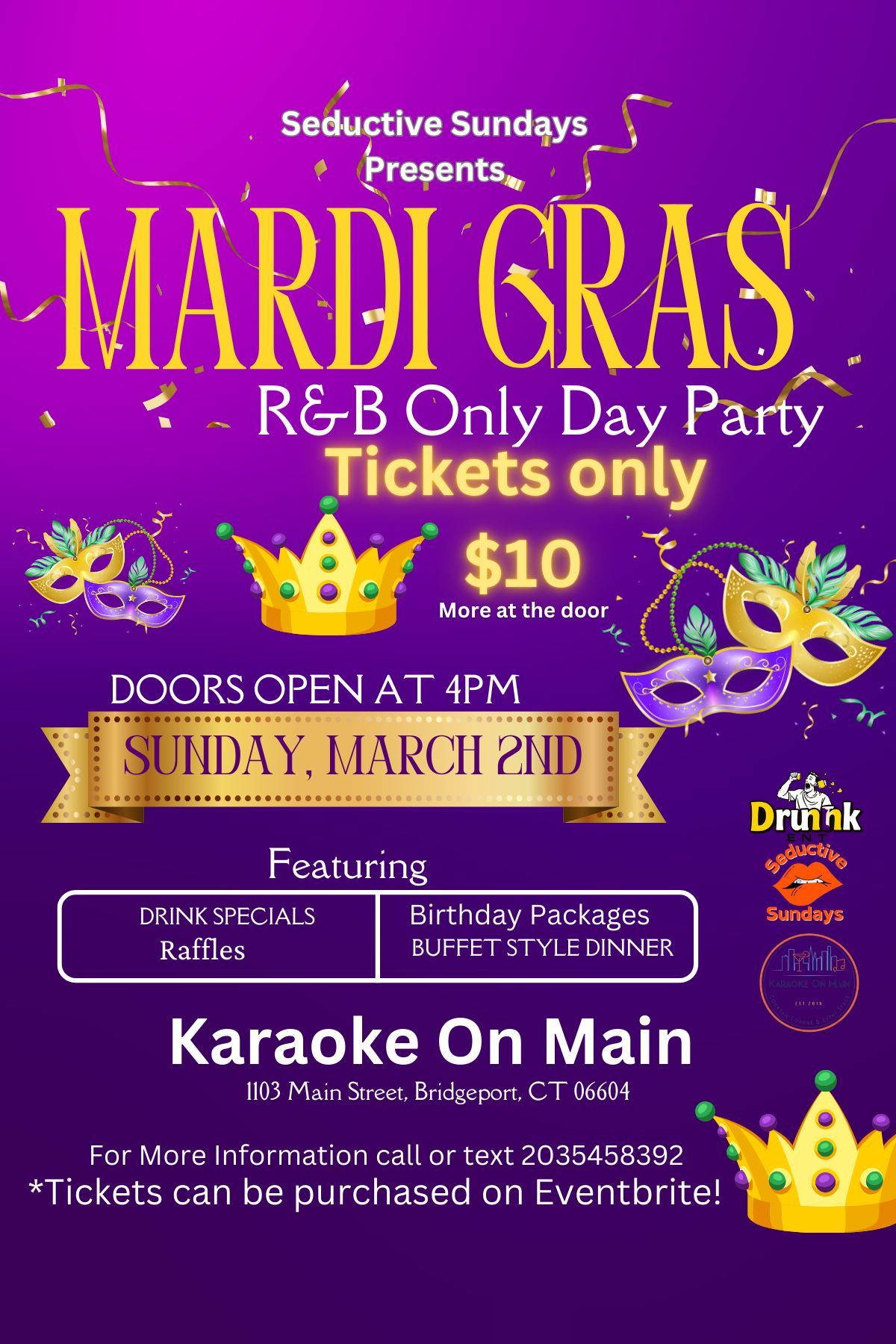 Mardi Gras "R&B Only" Day Party