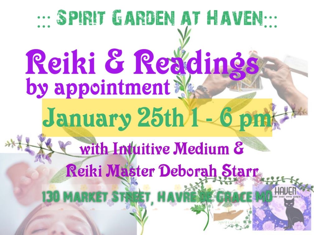 Reiki & Readings by Appointment