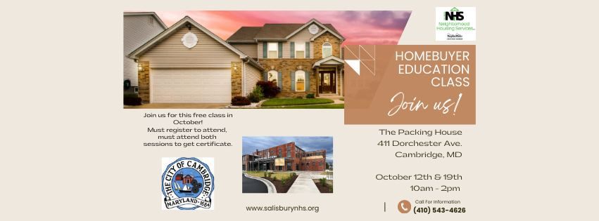 Oct 2024 Homebuyer Education Class